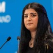 Tro på oss. Satsa på oss – och du kommer att se att vi alla blir starkare av det, säger Aya Abdullah, tidigare flykting, på Global Refugee Forum.