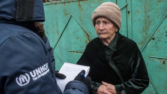 UNHCR är på plats och hjälper i  Ukraina.